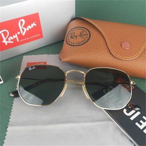 Ray-Ban Universal Sunglasses Classic G-15 Green Hexagon RB3548N🟣🟣